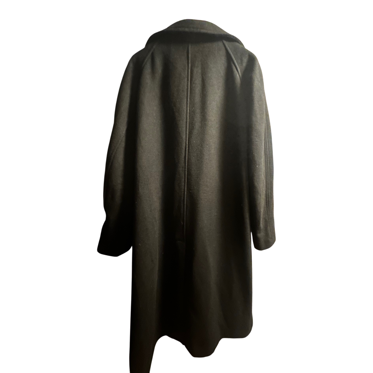 H&M Mantel Damen Gr XXL Schwarz Lang Eleganter Wintermantel Schwerer Stoff Warm