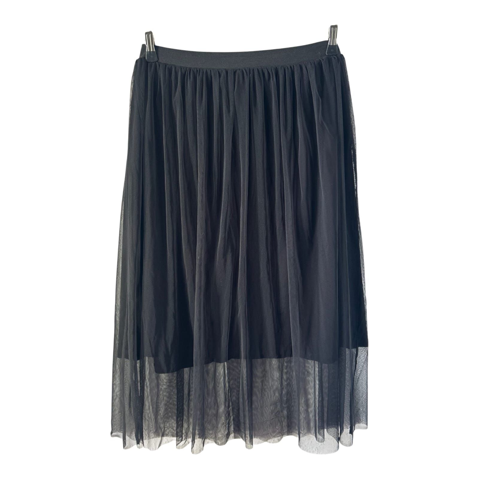 Catwalk Junkie Rock Damen Gr L Schwarz Tüll Midi Gummibund Elegant