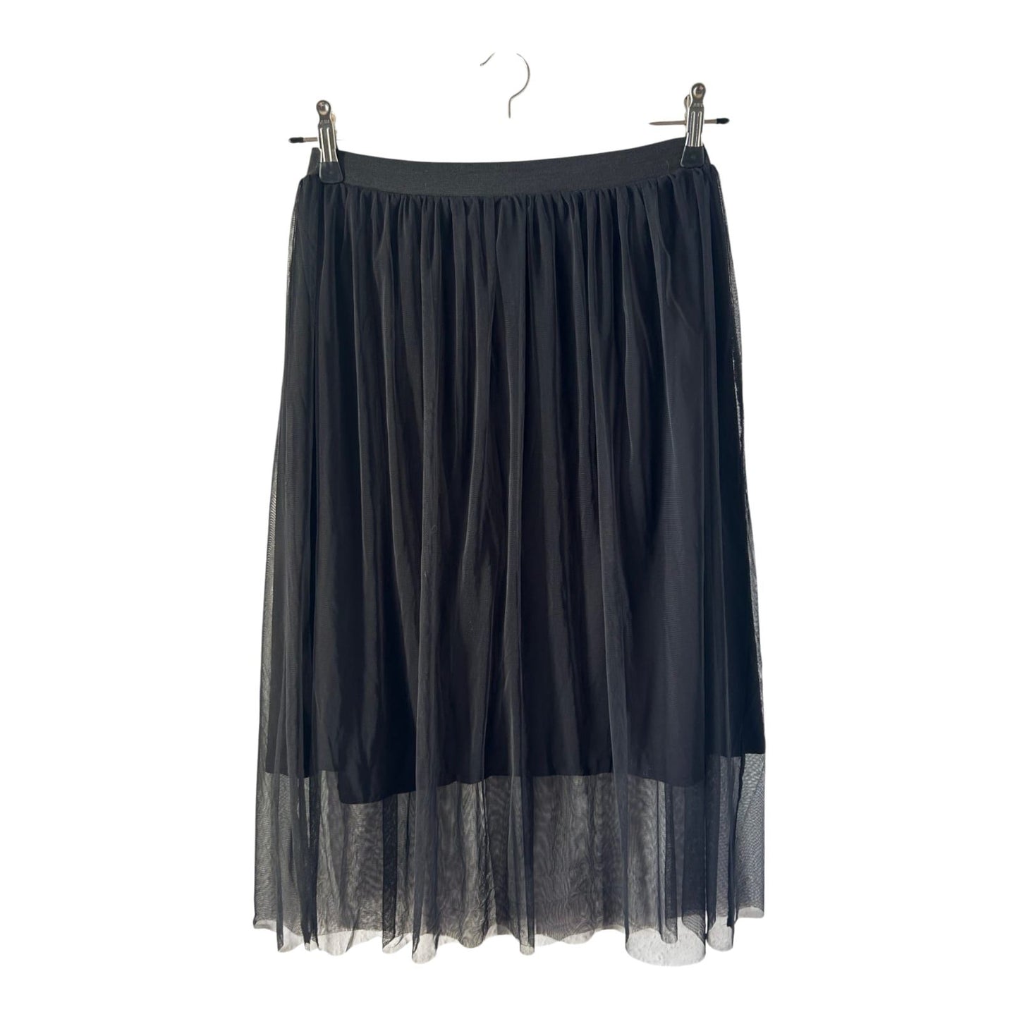 Catwalk Junkie Rock Damen Gr L Schwarz Tüll Midi Gummibund Elegant