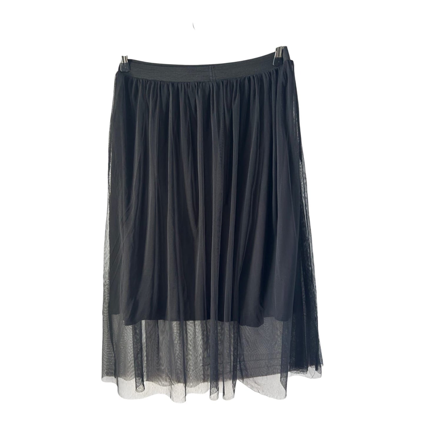 Catwalk Junkie Rock Damen Gr L Schwarz Tüll Midi Gummibund Elegant
