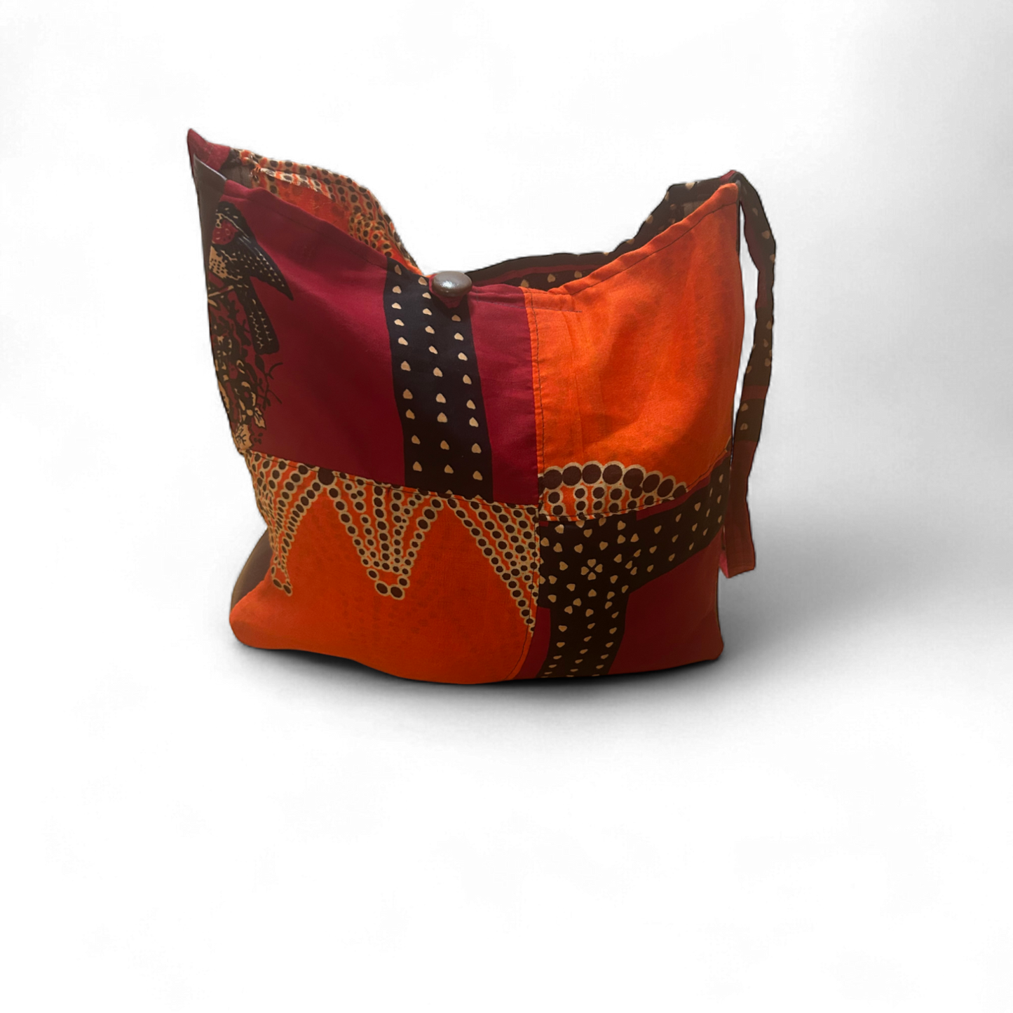 🧵 Stofftasche Patchwork-Design – PAF handmade 🌍👜