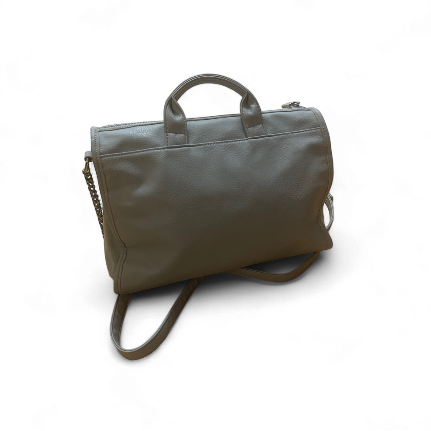 👜 New Look Schultertasche Hellgrau – Sehr guter Zustand 🤍✨