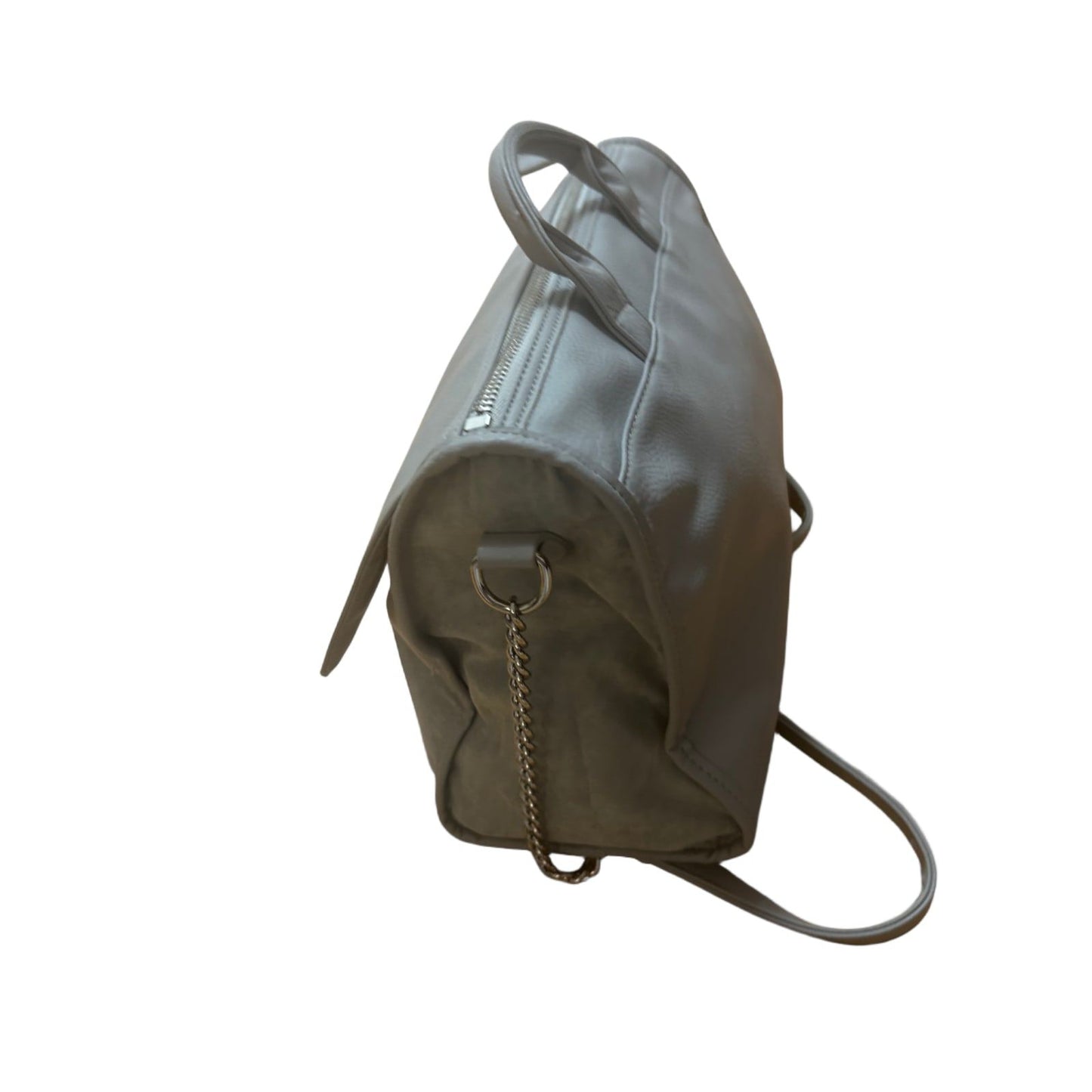 👜 New Look Schultertasche Hellgrau – Sehr guter Zustand 🤍✨