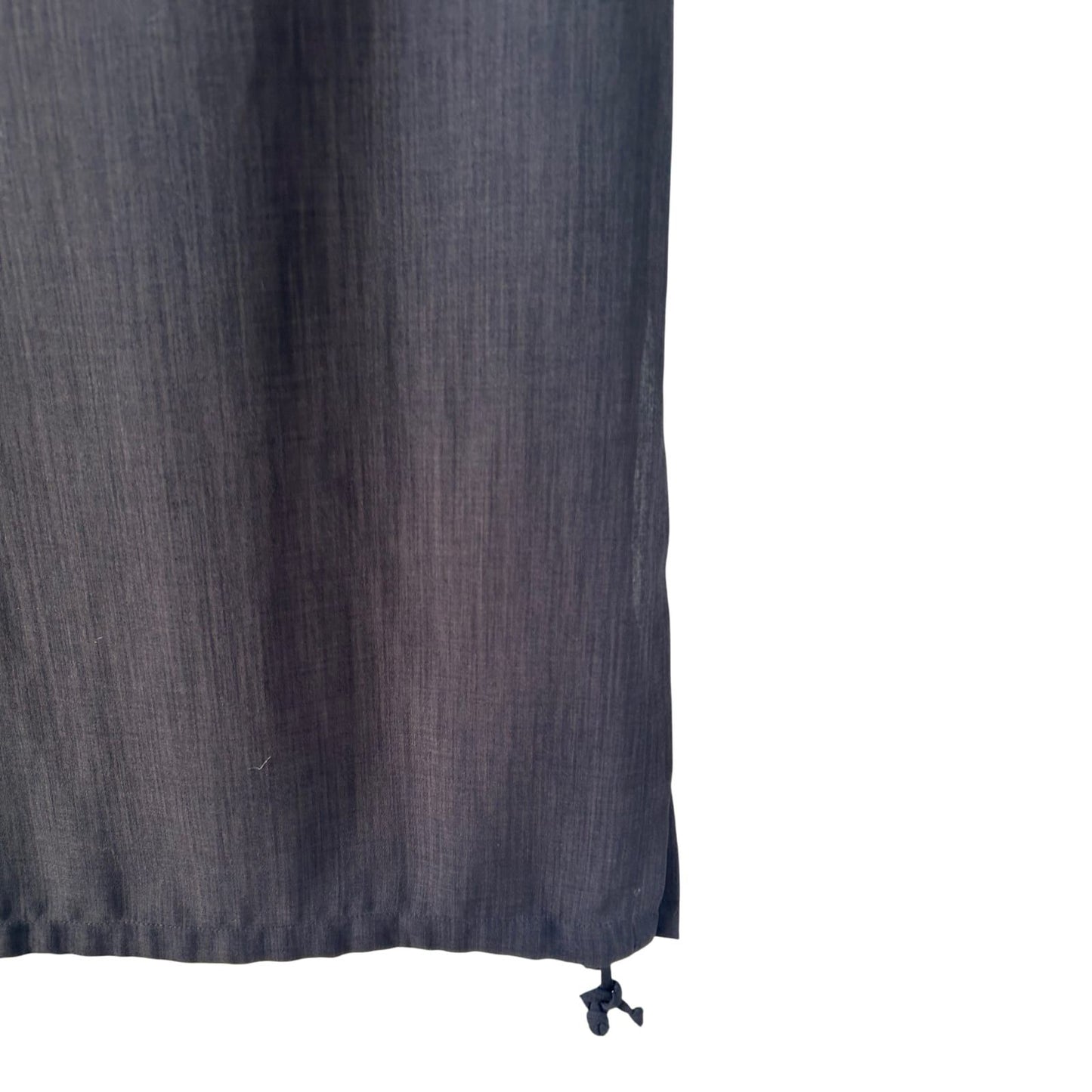My Line Damen Rock Gr 44 Schwarz Maxi Schlitz Gummibund Gefüttert Elegant