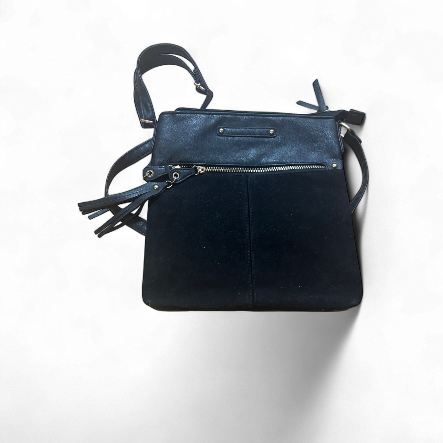 👜 Atmosphere Tasche Schwarz – Stylisch mit Quasten 🖤✨