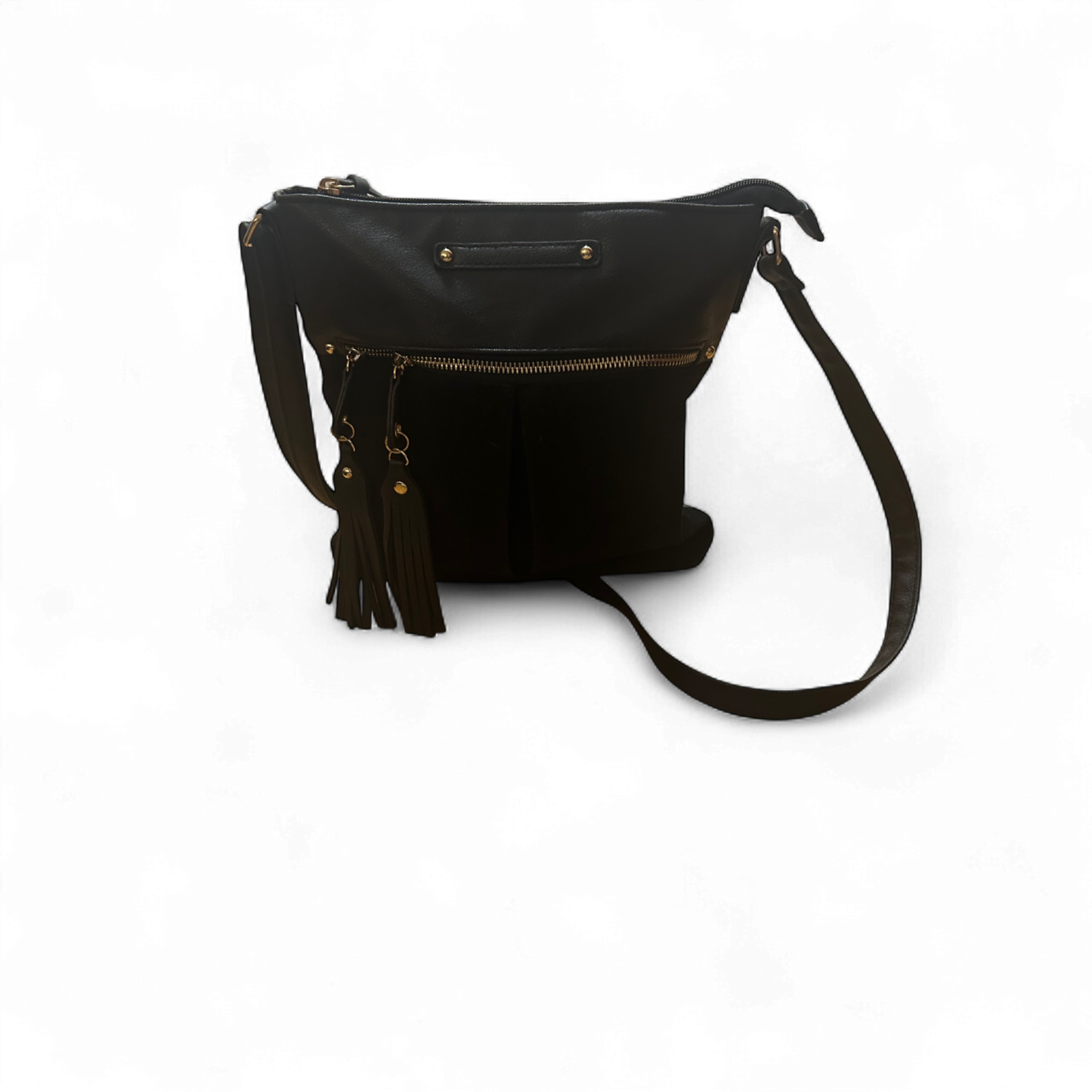 👜 Atmosphere Tasche Schwarz – Stylisch mit Quasten 🖤✨