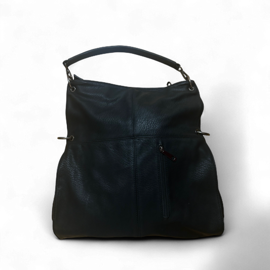 🖤 Große Hobo-Tasche Schwarz – wandelbar & stylisch 🖤✨