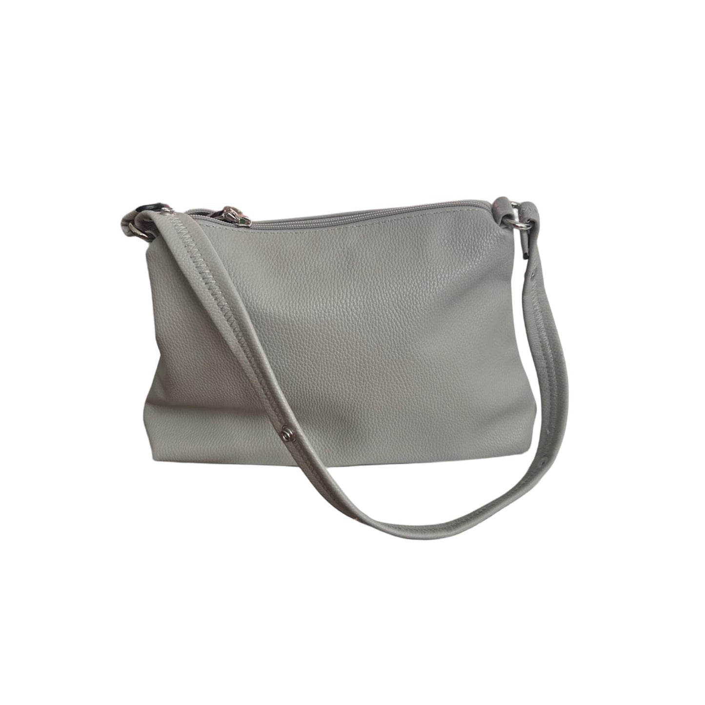 👜 New Look Schultertasche Hellgrau – Sehr guter Zustand 🤍✨