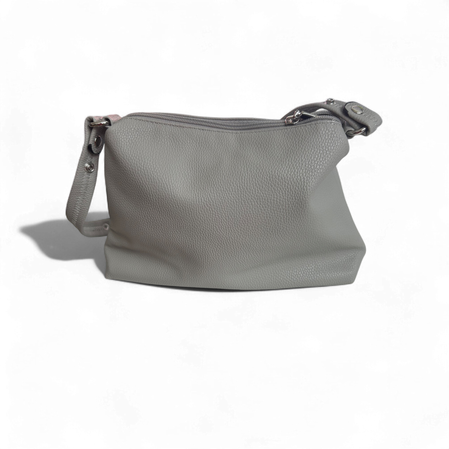 👜 New Look Schultertasche Hellgrau – Sehr guter Zustand 🤍✨