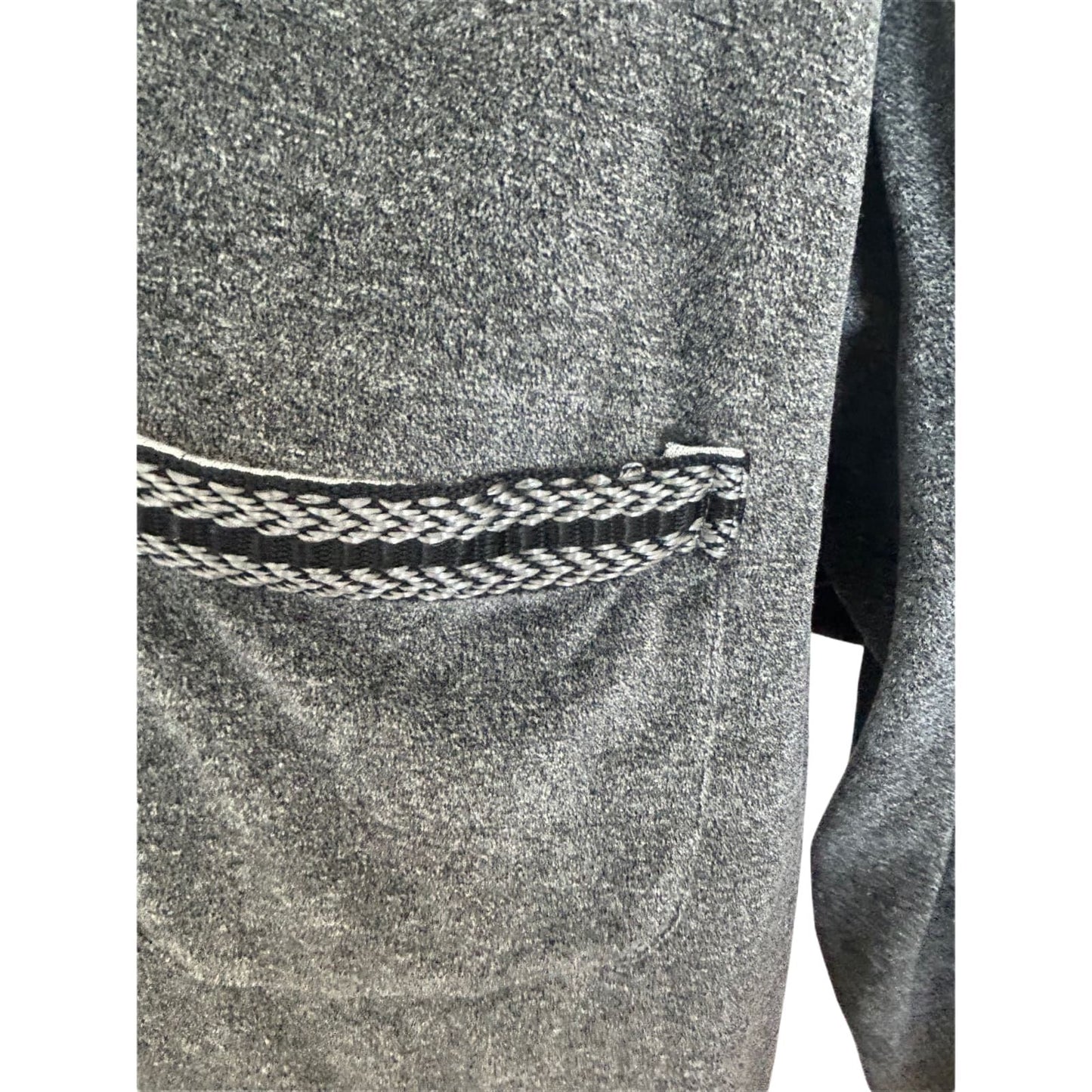 Pro Fitness Strickjacke Herren 2XL Grau Reißverschluss Baumwolle Sport