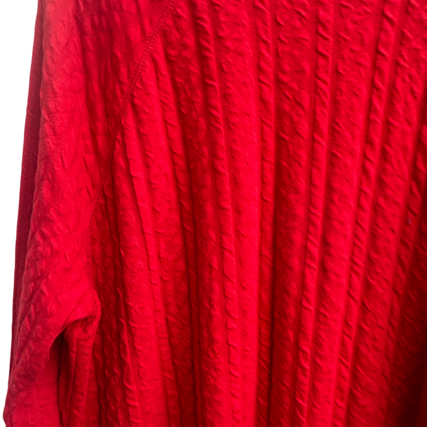 Strickjacke Damen Rot Cardigan Struktur Gr 40 Baumwolle Backstage Elegant