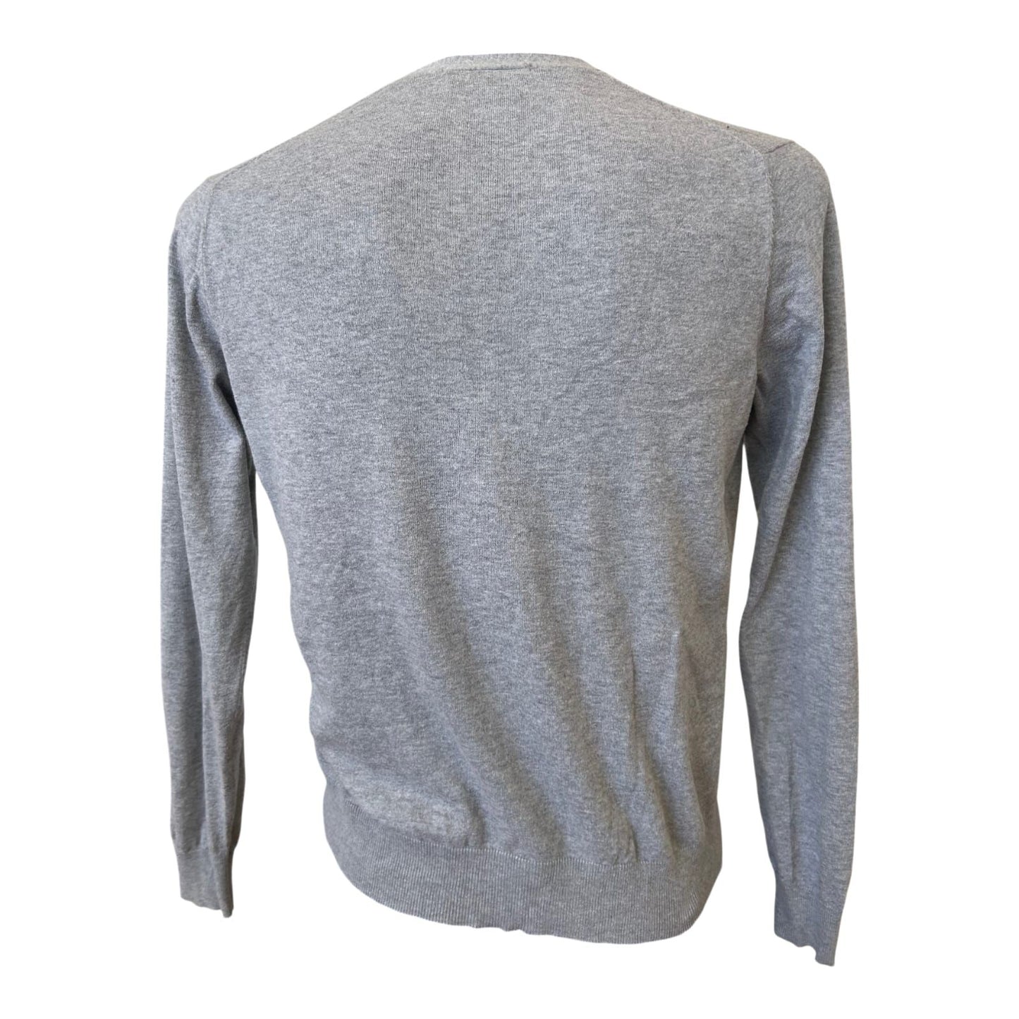 Uniqlo Strickjacke Herren Gr S Grau Baumwolle Kaschmir Cardigan Dünn