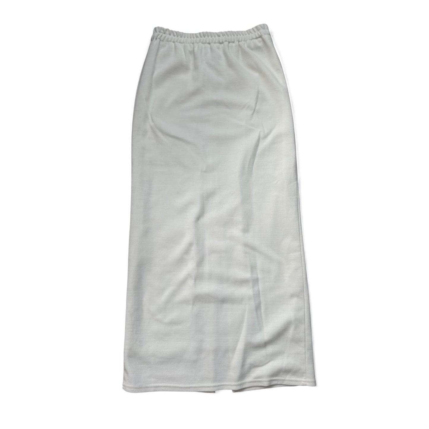🤍 Alba Moda Rock 38 Wollweiß – Maxi – Gehschlitz Elegant