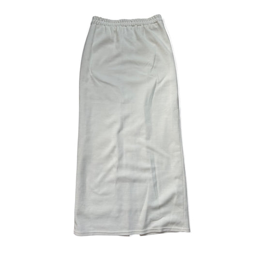 🤍 Alba Moda Rock 38 Wollweiß – Maxi – Gehschlitz Elegant