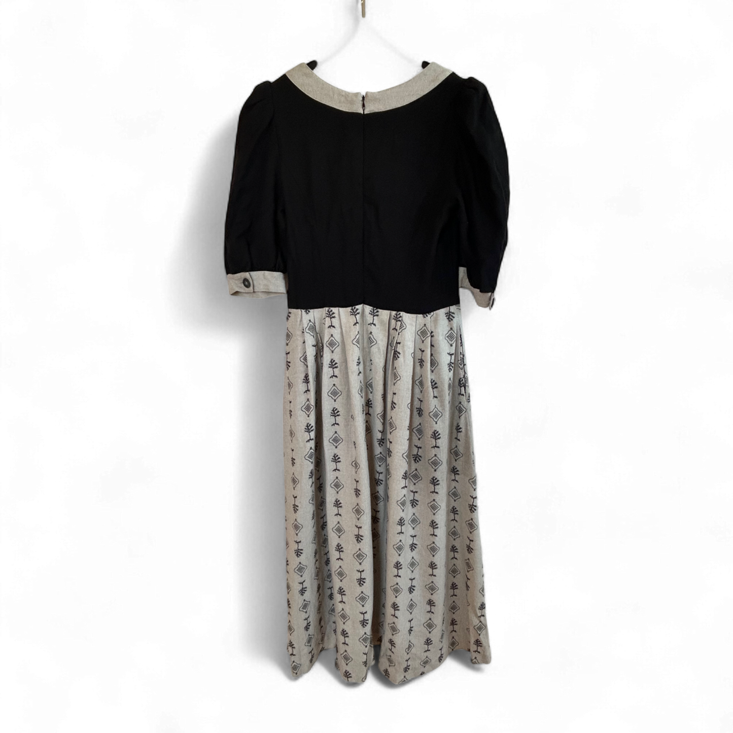 Meico Kleid Damen Dress Damenkleid Gr. 36 Leinen Landhaus Hochwertig Vintage Neu