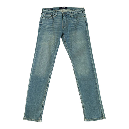 Hollister Jeans Herren Skinny W30 L32 Blau Epic Flex Stretch Slim Fit