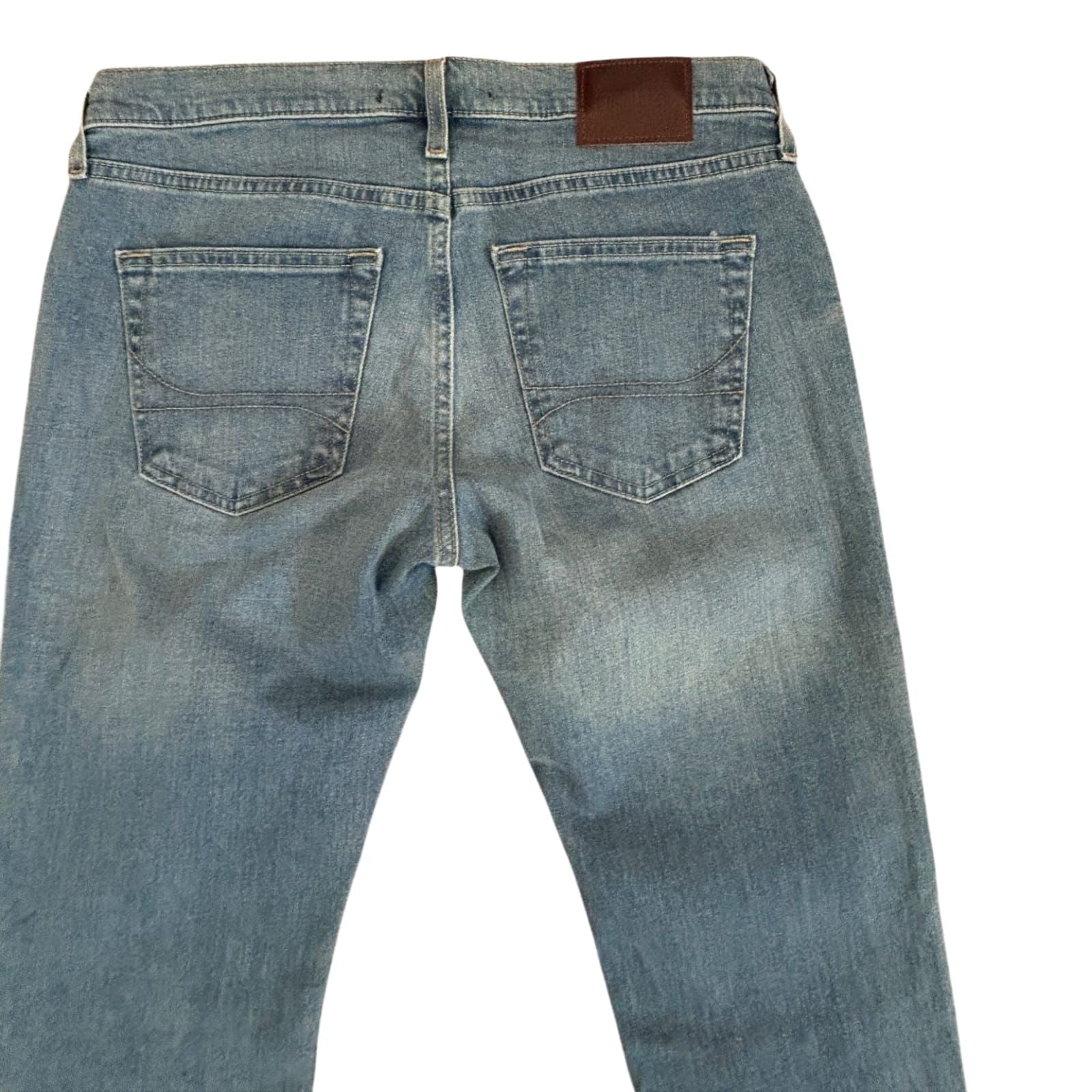 Hollister Jeans Herren Skinny W30 L32 Blau Epic Flex Stretch Slim Fit
