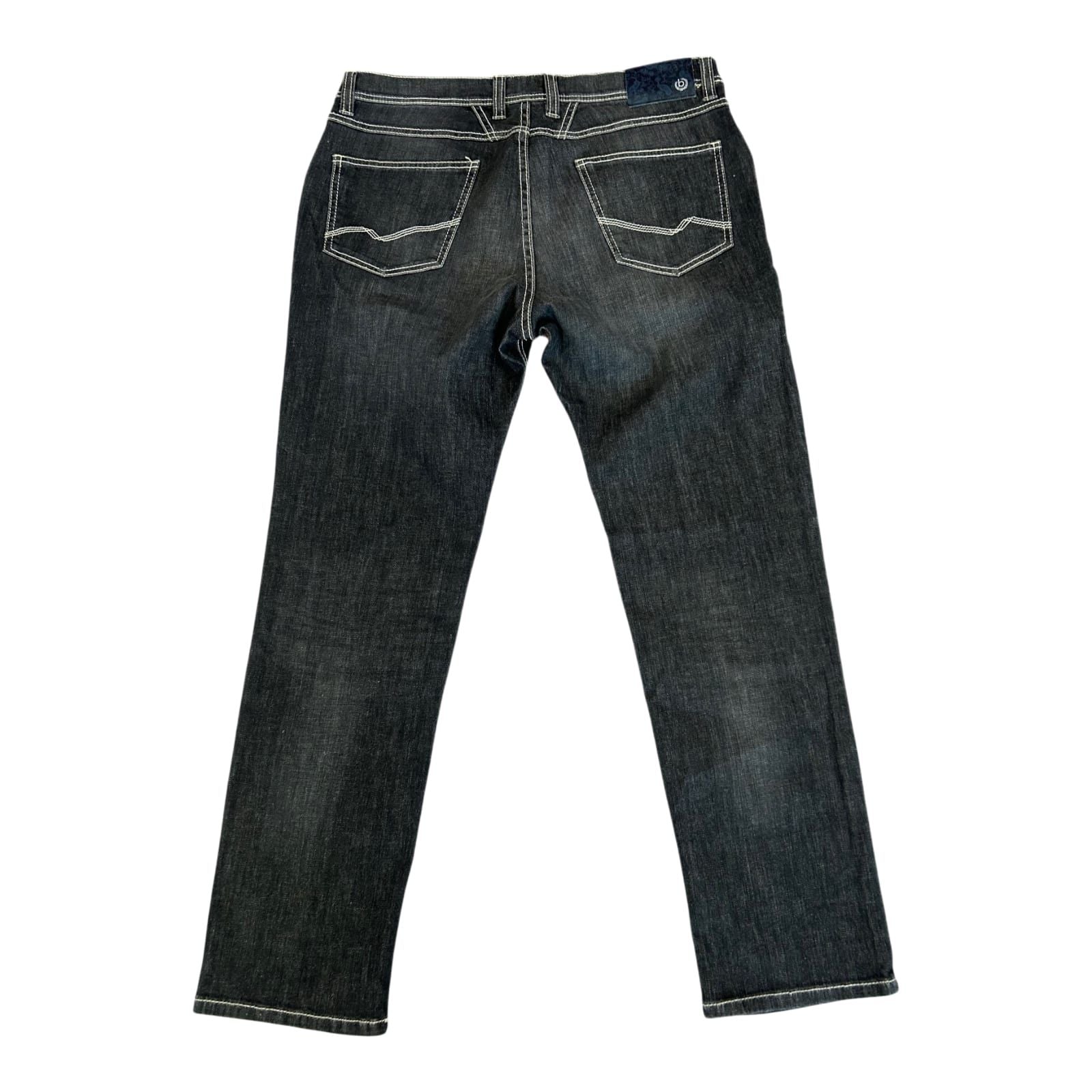 Bugatti Jeans Damen Gr 46 Schwarz Modern Fit Stretch Denim Hose Elegant