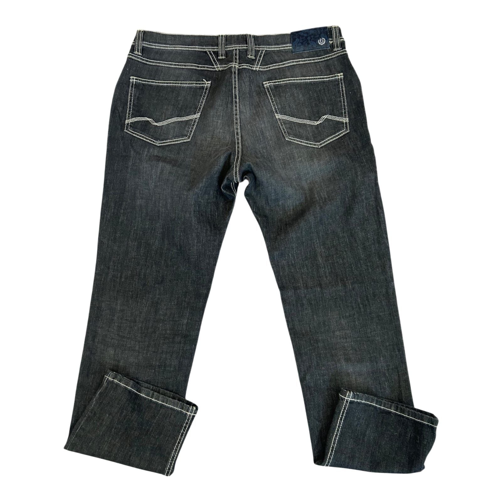 Bugatti Jeans Damen Gr 46 Schwarz Modern Fit Stretch Denim Hose Elegant