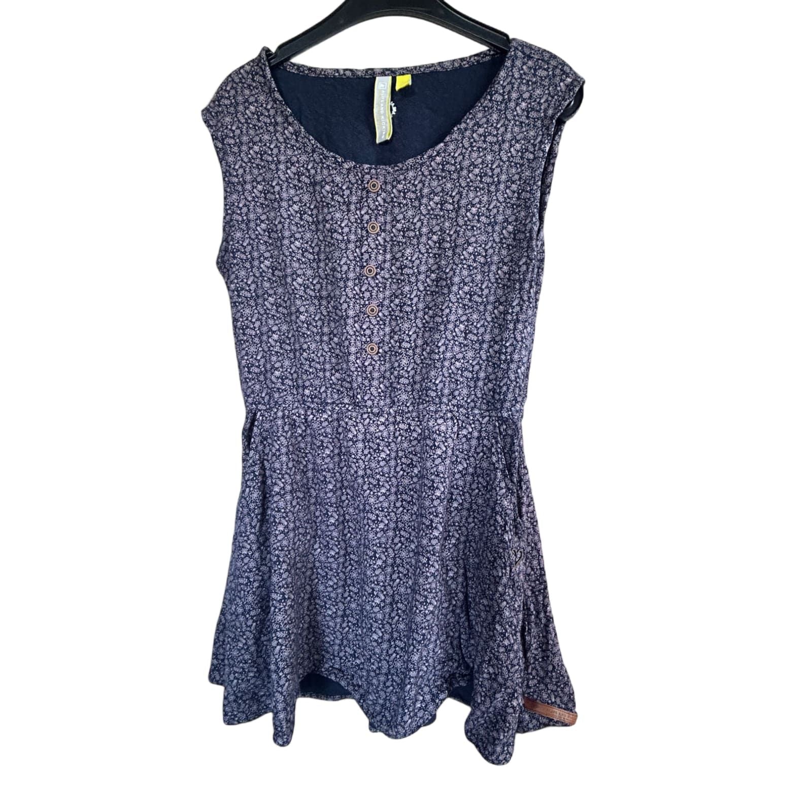 ALIFE Kleid Damen Dress Damenkleid Gr. L Marine Scarlett Kleid Top Zustand Neu