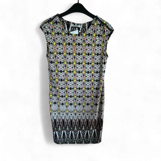 Wallis Kleid Damen Dress Damenkleid Gr. S Bunt Sommerkleid Elegant Modern Look