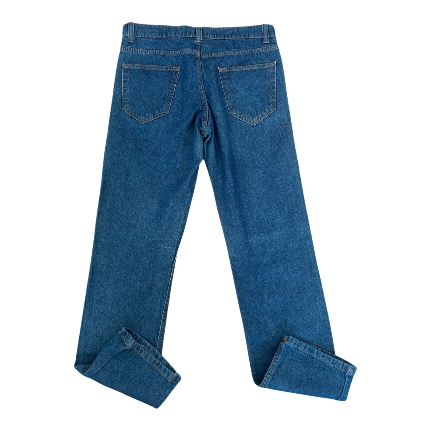 Identic Man Jeans Herren W32 L32 Blau Straight Denim Baumwolle Stretch