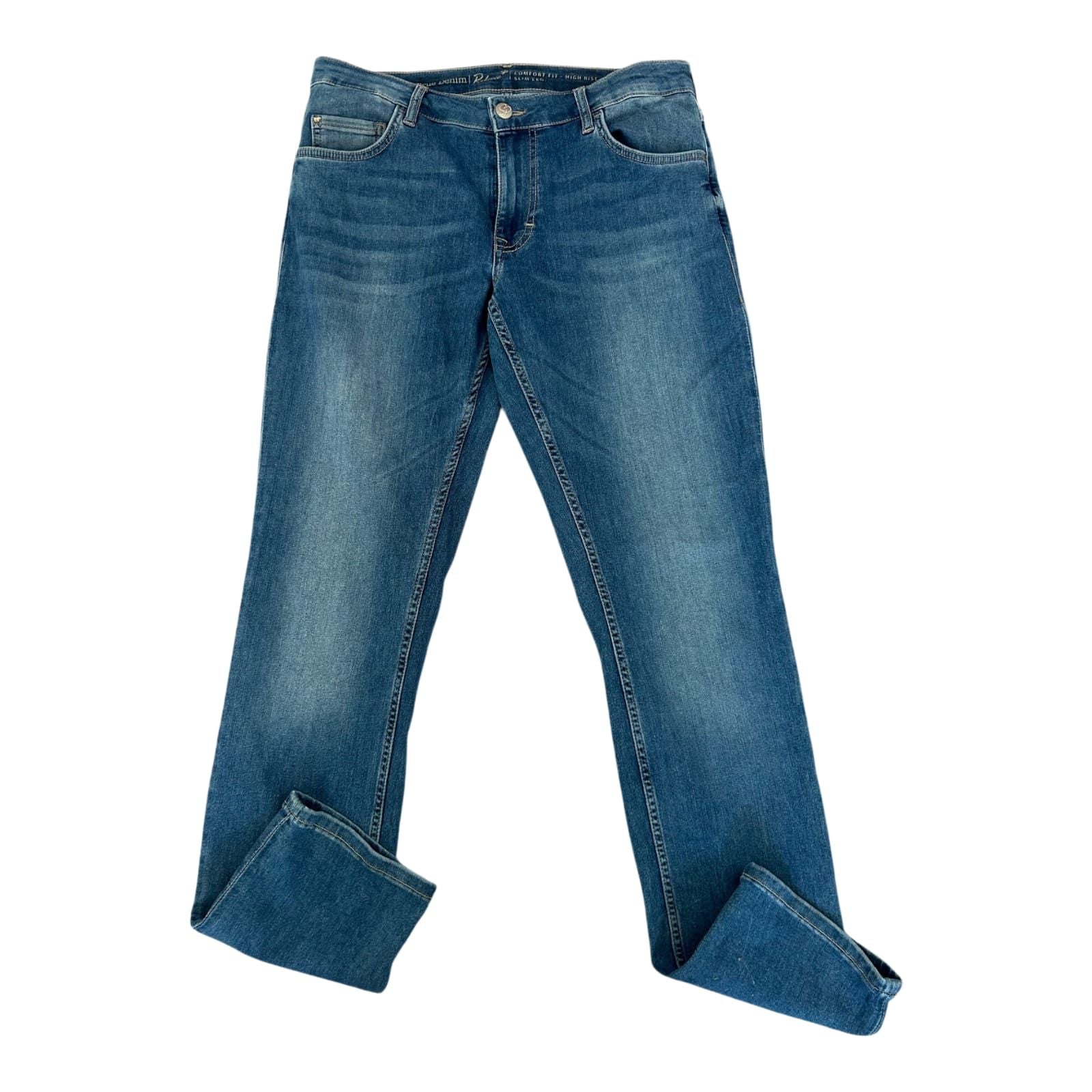 Mustang Rebecca Jeans Damen Gr 31 L32 High Rise Slim Leg Stretch