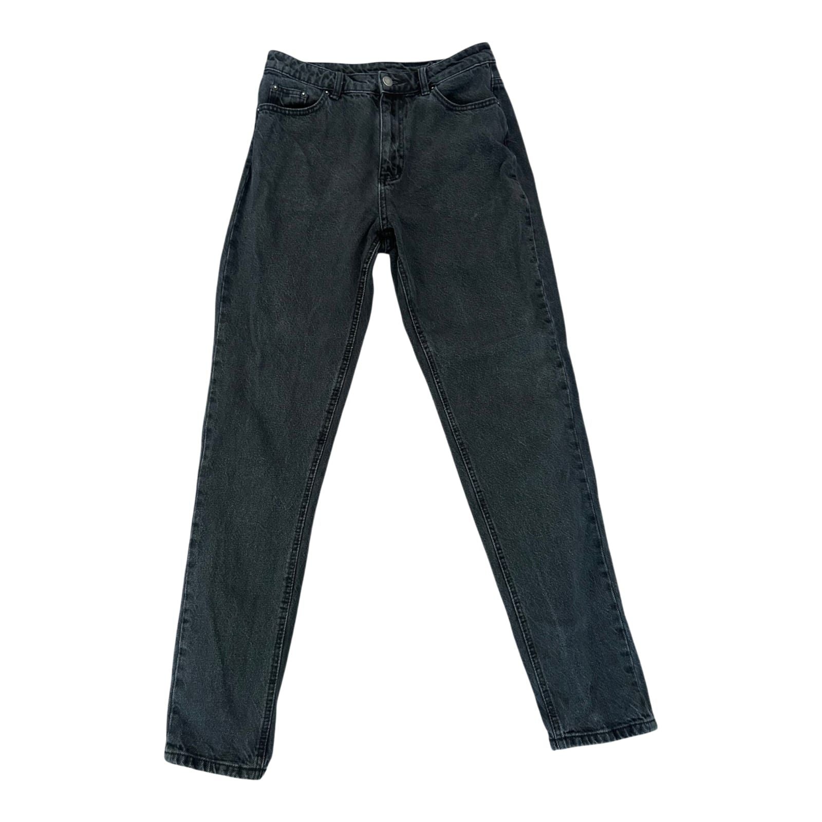 Vero Moda Jeans Damen Gr 29 L32 Schwarz Slim Fit Washed Denim Baumwolle