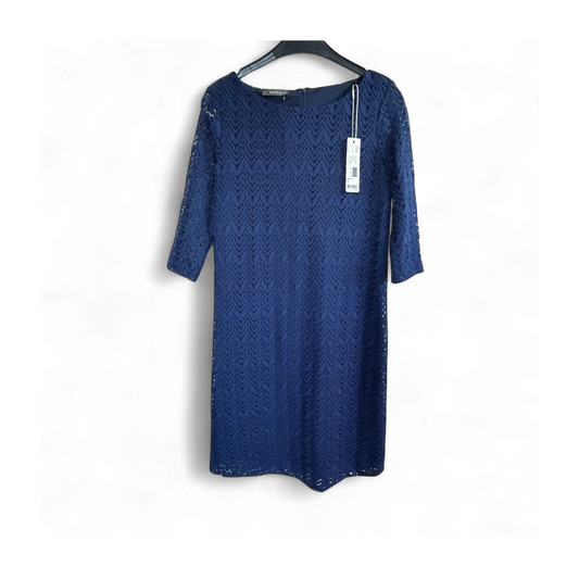 Esprit Kleid Damen Dress Damenkleid Gr. S Blau Neu Etikett Stretch Modern Look