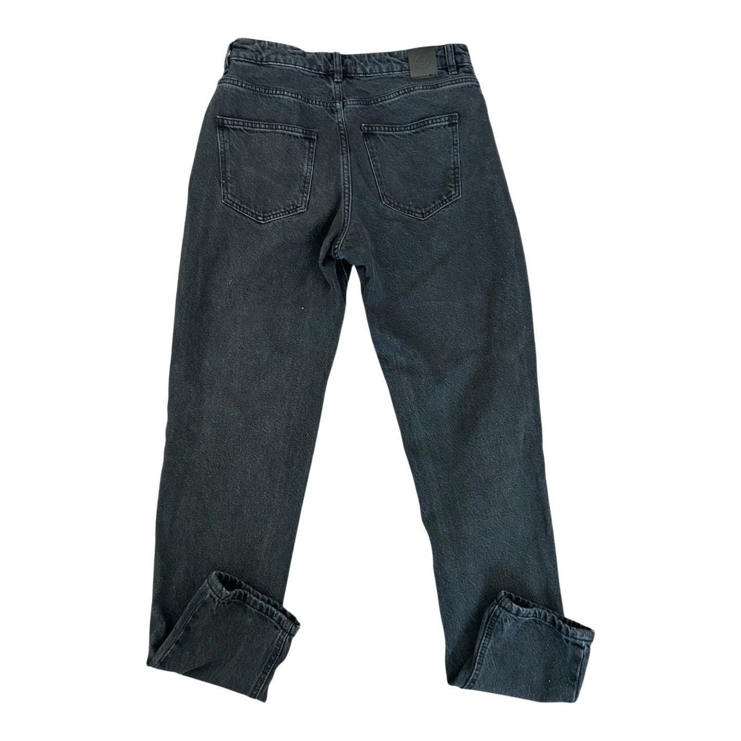 Vero Moda Jeans Damen Gr 29 L32 Schwarz Slim Fit Washed Denim Baumwolle