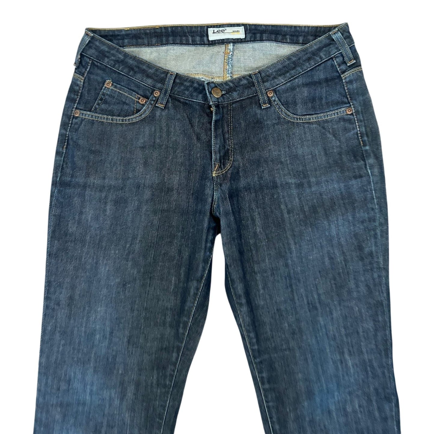 Lee Jeans Damen W32 L31 Norma Blau Slim Fit Stretch Denim Klassisch