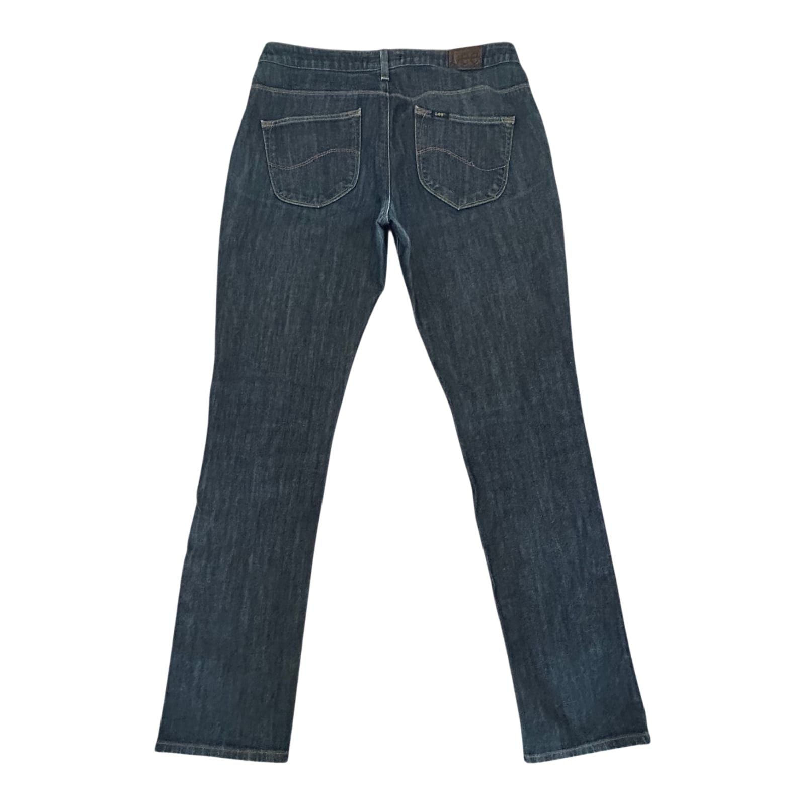 Lee Jeans Damen W32 L31 Norma Blau Slim Fit Stretch Denim Klassisch