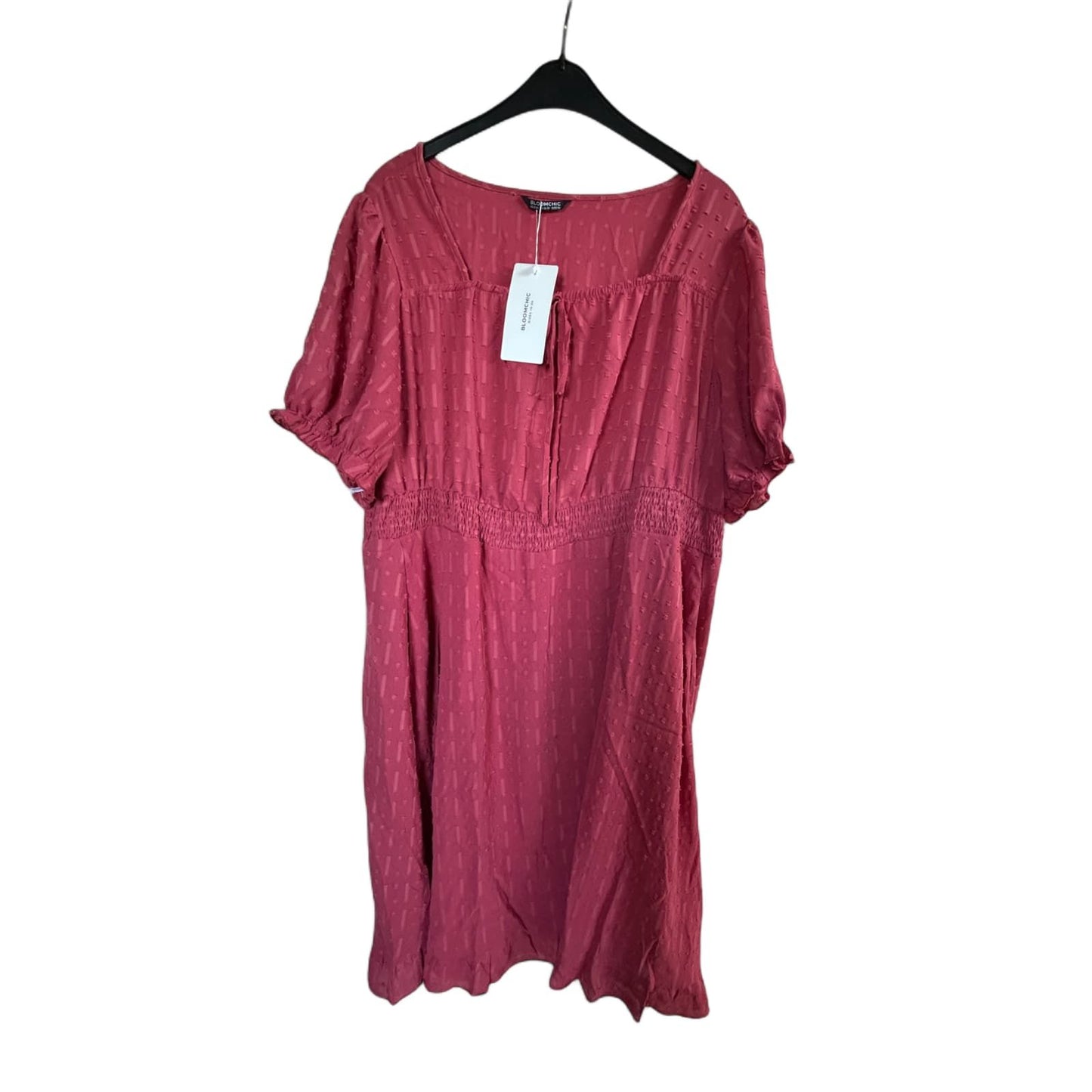 Bloomchic Kleid Damen Dress Damenkleid Gr. 52 54 Rot Neu Etikett Plus Size Look