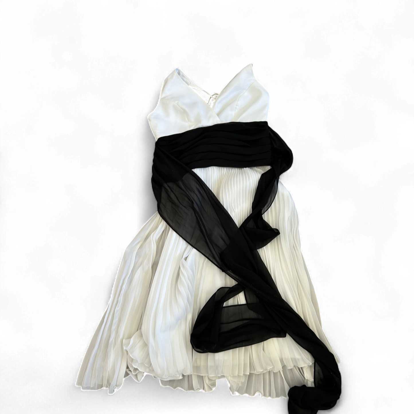 Apart Kleid Damen Dress Damenkleid Gr. 36 Weiß Schwarz Festlich Elegant Zustand