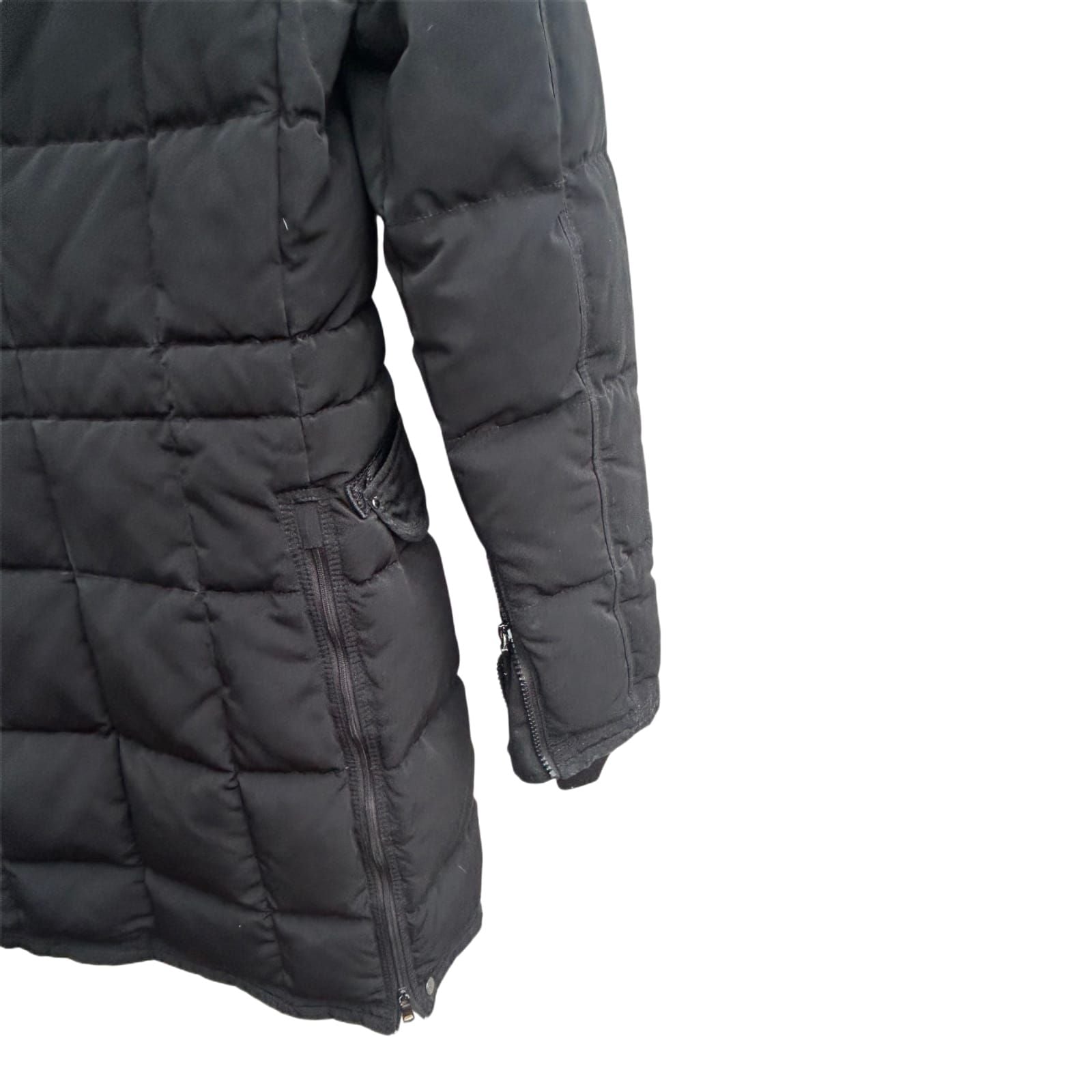 Blonde No 8 Stockholm Daunenmantel Damen Gr 34 Schwarz Fell Wintermantel Warm