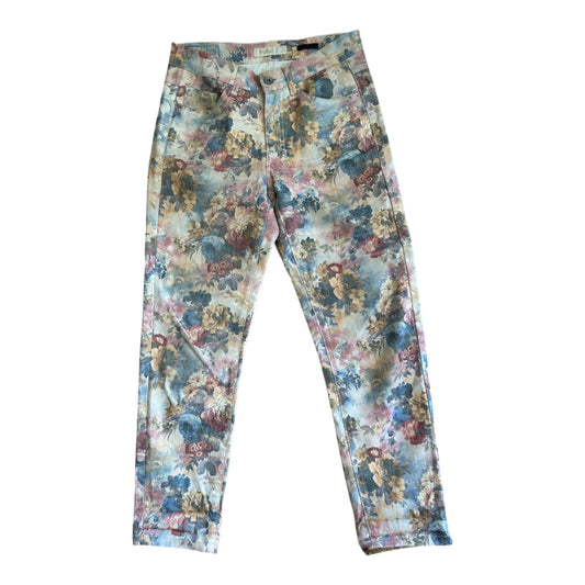 Angels Ornella Hose Damen Floral Sommer Multicolor Stretch Freizeit Romantik Top