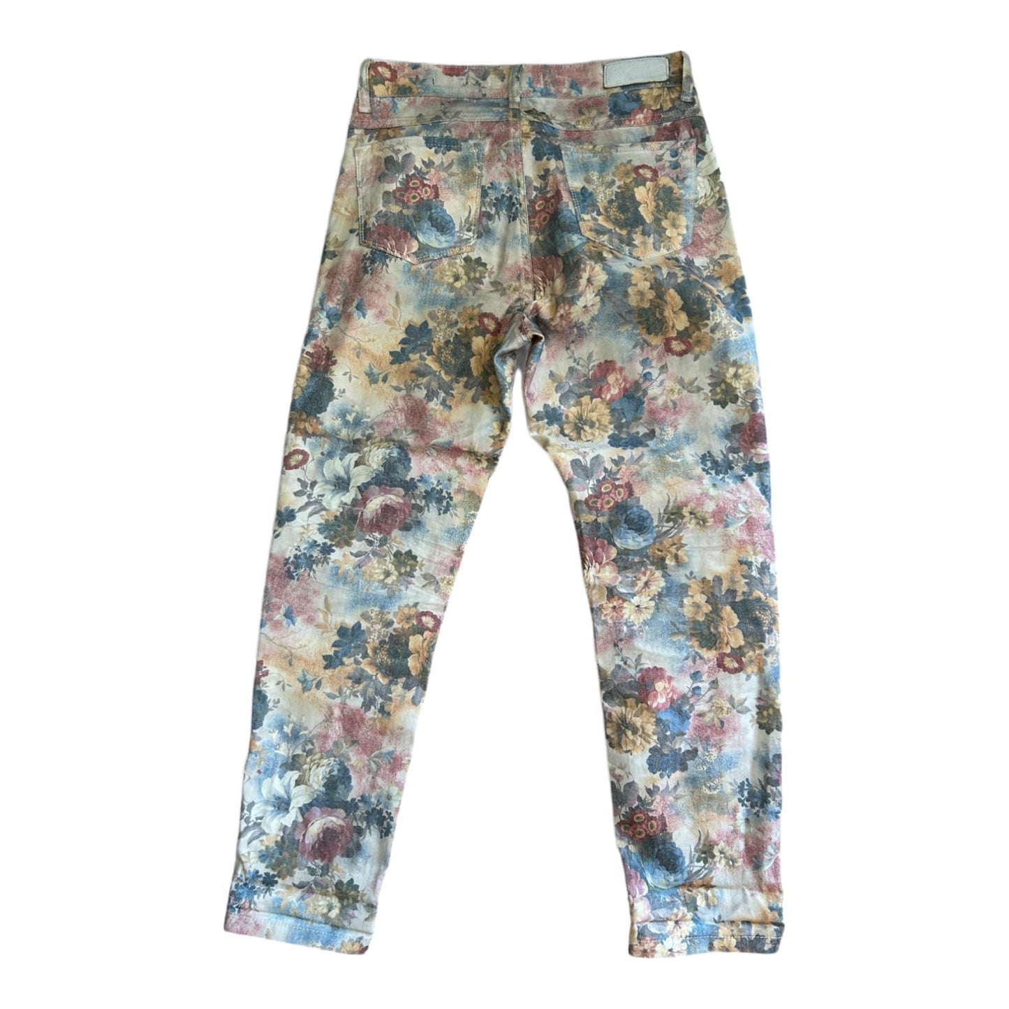 Angels Ornella Hose Damen Floral Sommer Multicolor Stretch Freizeit Romantik Top