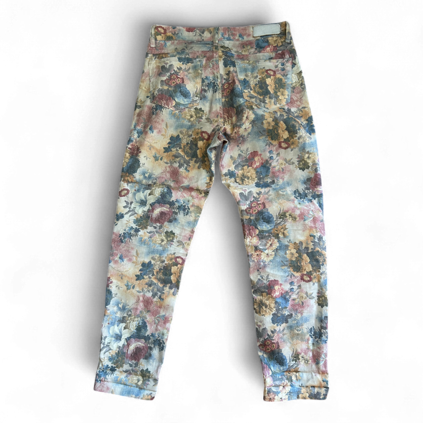 Angels Ornella Hose Damen Floral Sommer Multicolor Stretch Freizeit Romantik Top