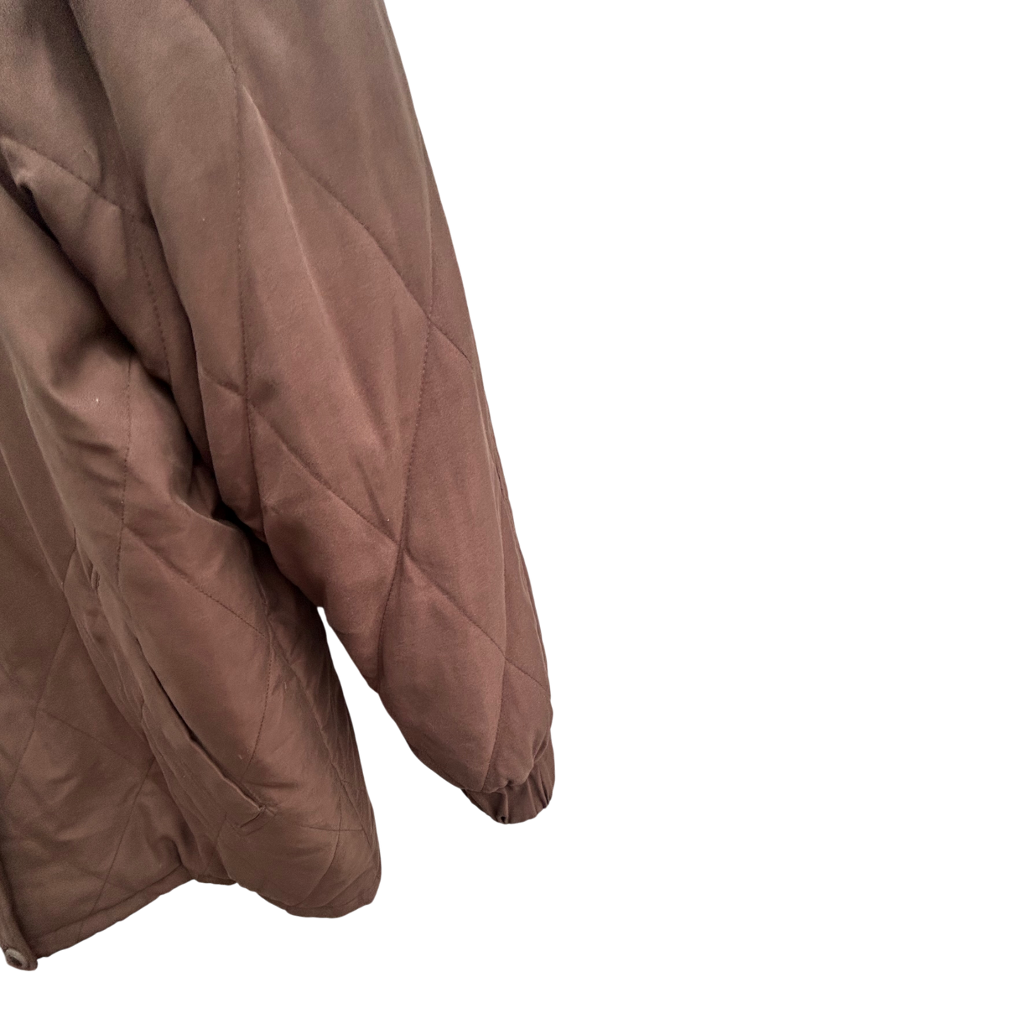 Canda Daunenjacke Damen Gr 42 Braun Warm Vintage Kapuze Winter Mantel Steppjacke