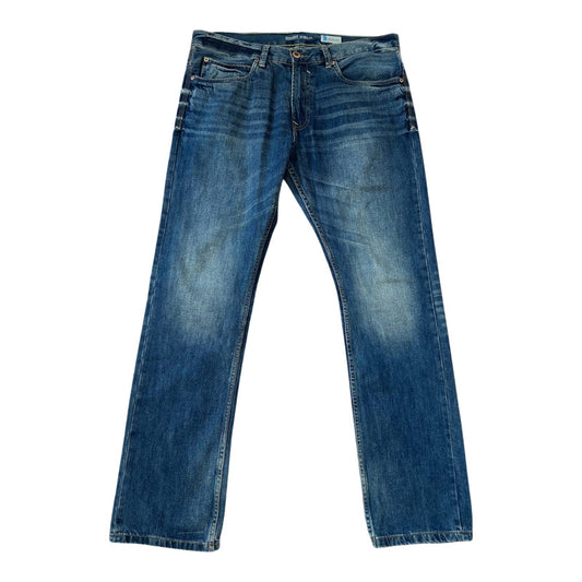 Denim 1982 Jeans Herren W36 L34 Blau Straight Baumwolle Klassisch Zeitlos