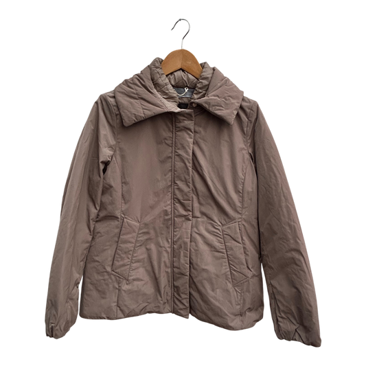 Geox Respira Jacke Damen Gr 36 Beige Übergangsjacke Atmungsaktiv 2 Wege Zipper