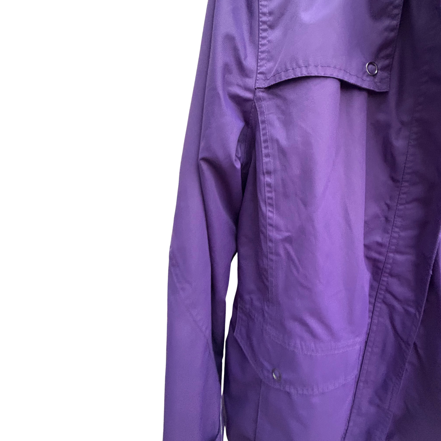 TCM Damen Outdoorjacke Gr 40 Lila Fleece Innenjacke Kapuze Winddicht Wetterfest