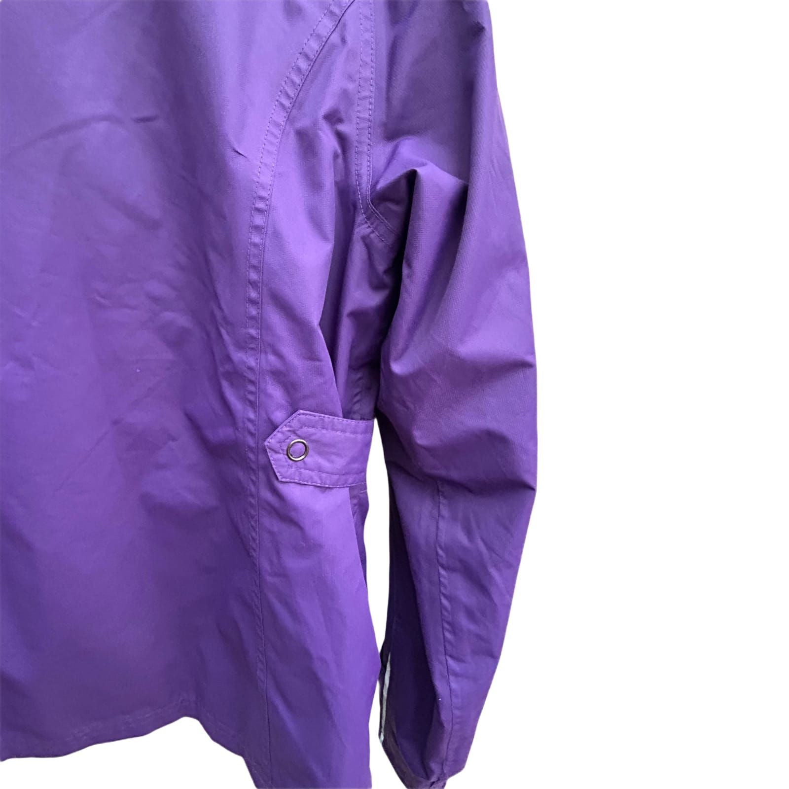 TCM Damen Outdoorjacke Gr 40 Lila Fleece Innenjacke Kapuze Winddicht Wetterfest