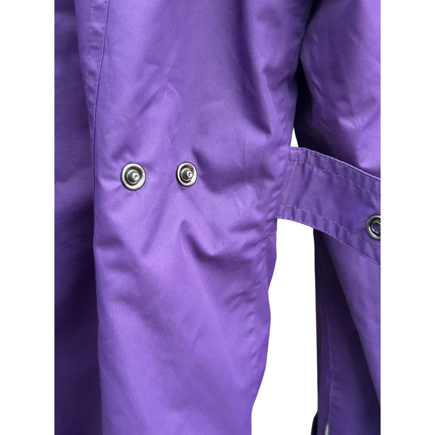 TCM Damen Outdoorjacke Gr 40 Lila Fleece Innenjacke Kapuze Winddicht Wetterfest