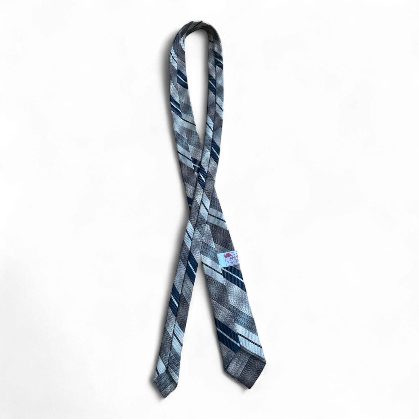 Braune Krawatte mit Streifenmuster von BALDAWI – Pflegeleicht & Stilvoll