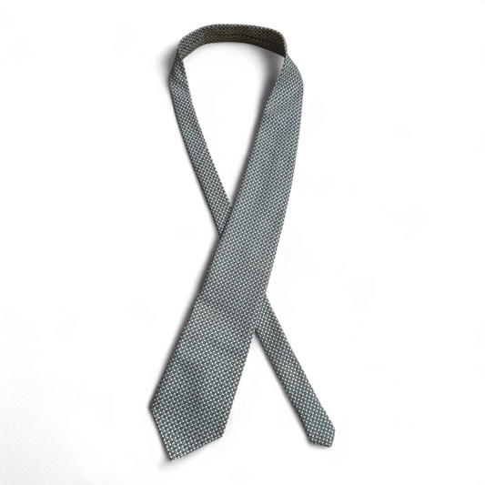 🪷 Vintage-Krawatte hellbraun mit Blümchenmuster – Retro-Look – Top Zustand