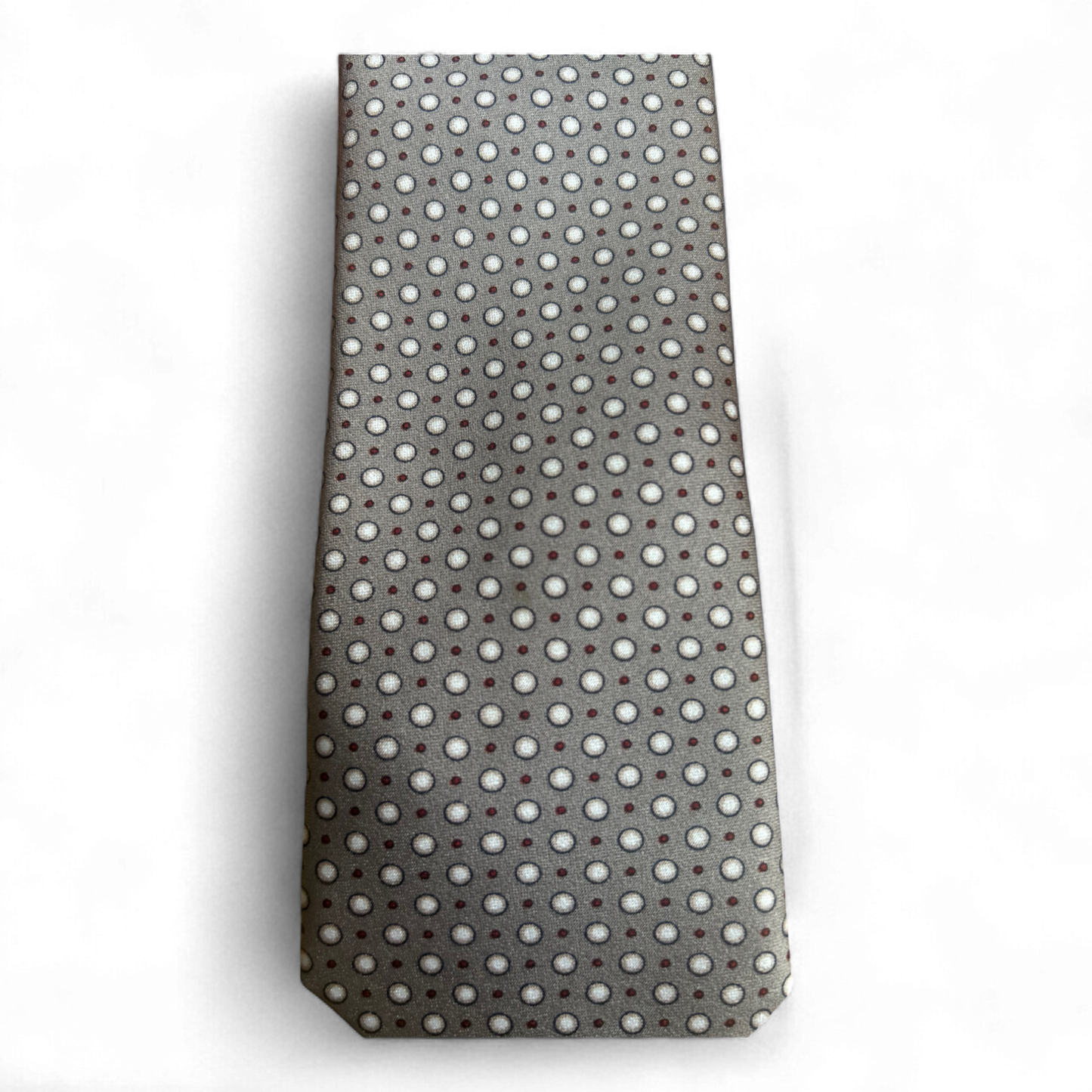 🟤 Braune Krawatte mit feinem Punktmuster – Elegant & Klassisch