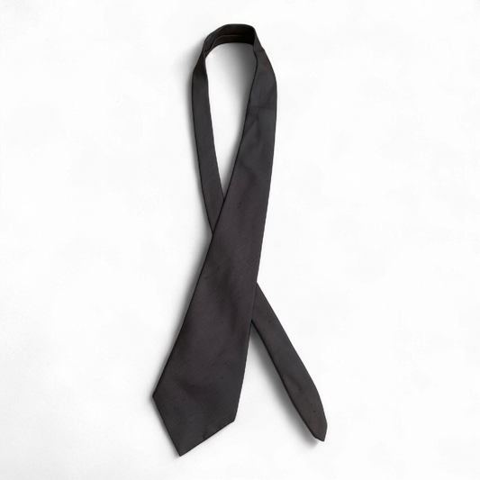 Krawatte aus Naturseide, braun