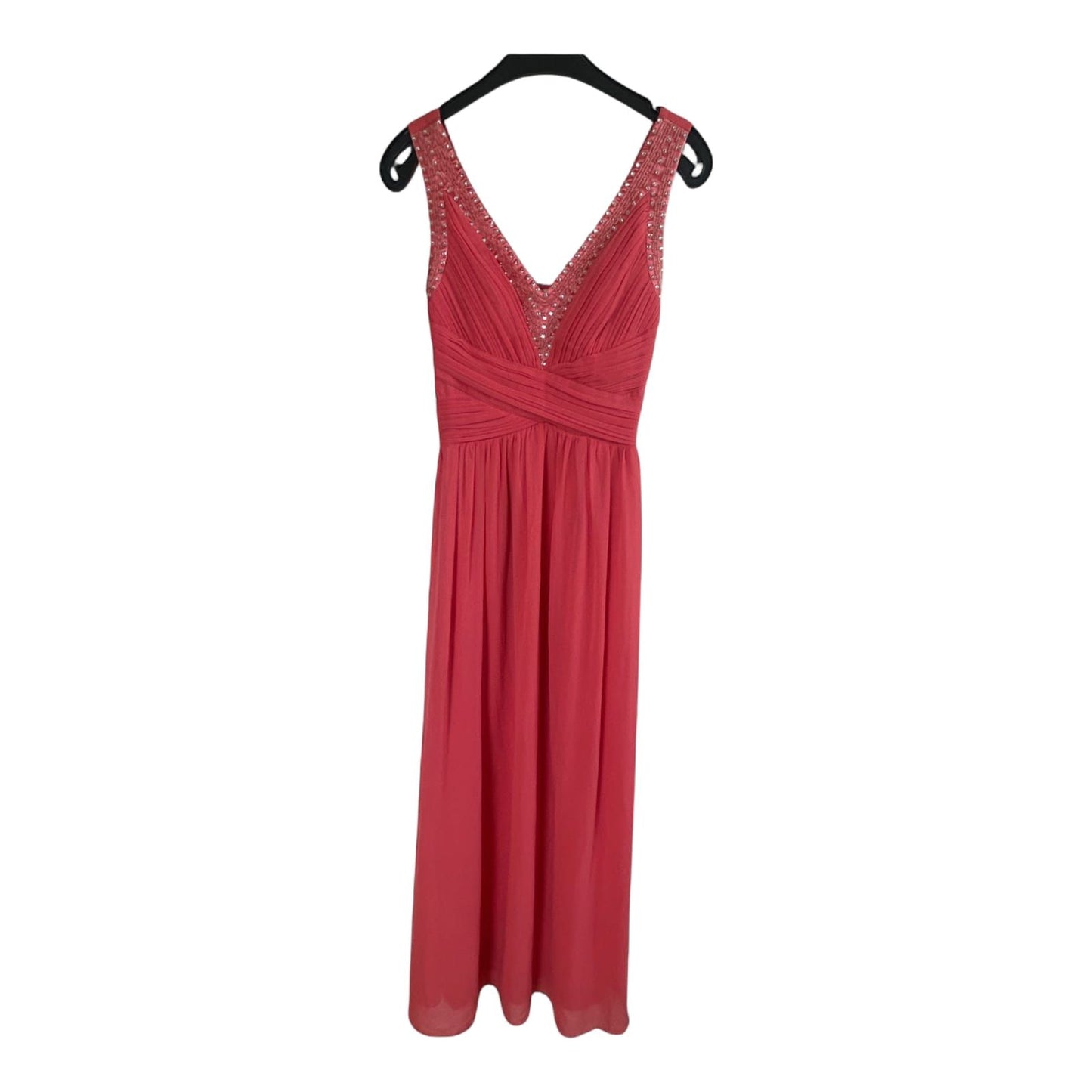 Floyd Kleid Damen Dress Damenkleid Gr. 34 Koralle Abendkleid Elegant Schimmernd