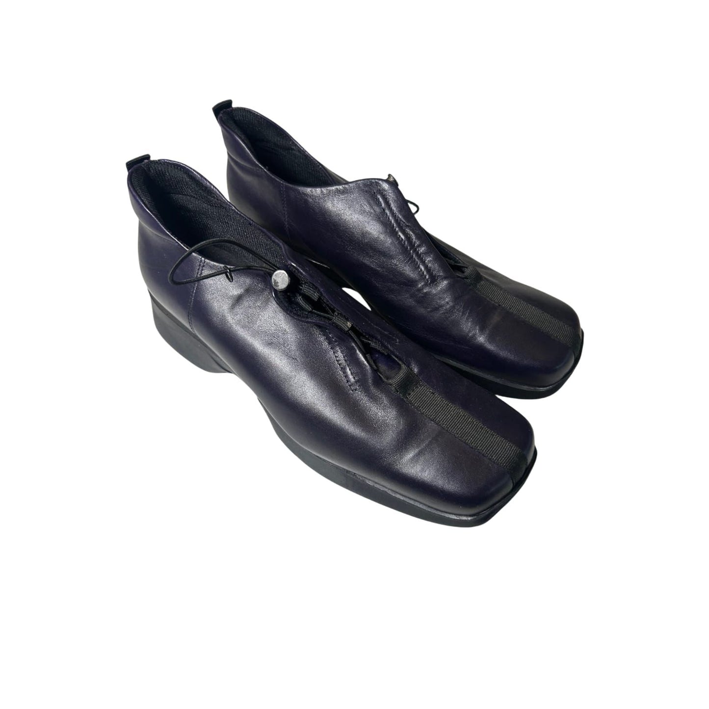 Andrea Conti Damen Halbschuhe Leder Violett Elegant Freizeit Business Gr 40